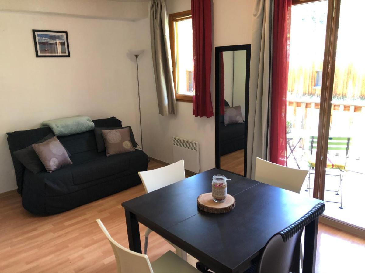 Studio Vue Piste + Parking Souterrain Privatif Inclus Les Orres Exterior foto